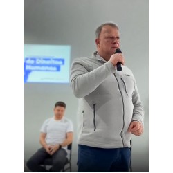 A 1ª Conferência  de Direitos Humanos  no Centro de Eventos Prefeito Emídio Pianaro Junior